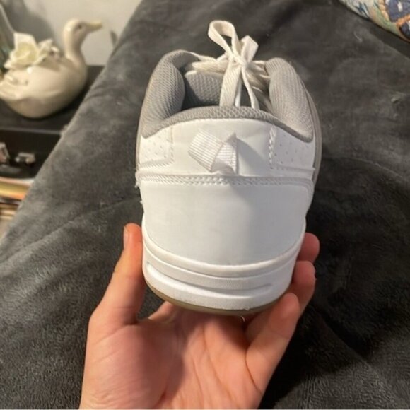 Dunk Inspired Sneakers White Gray Lace Up Men's Size 9 - Picture 3 of 4